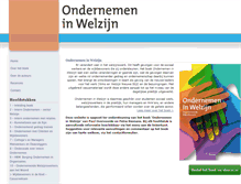 Tablet Screenshot of ondernemeninwelzijn.com